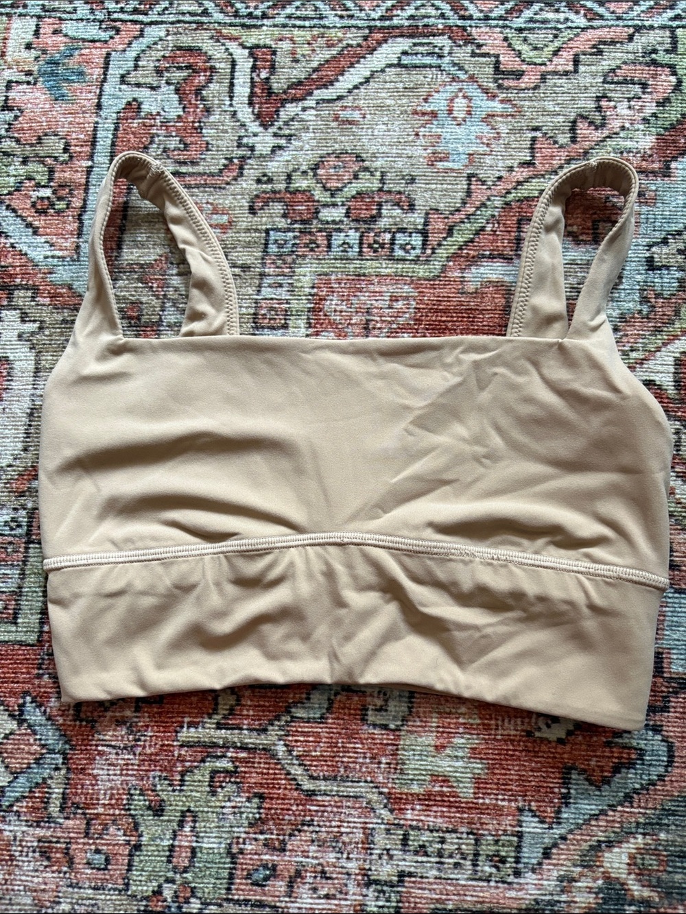 Skims - Nude Seamless Square Neck Bralette